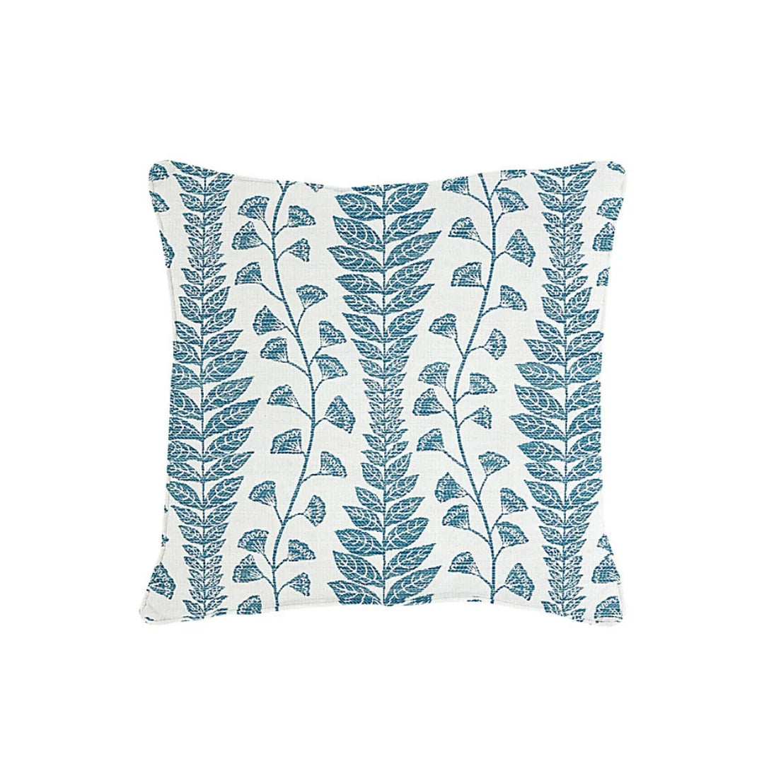 Leaf Print Outdoor Pillow