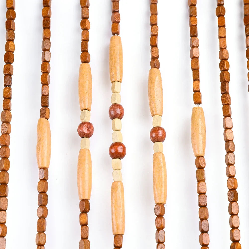 Wooden Bead Curtain