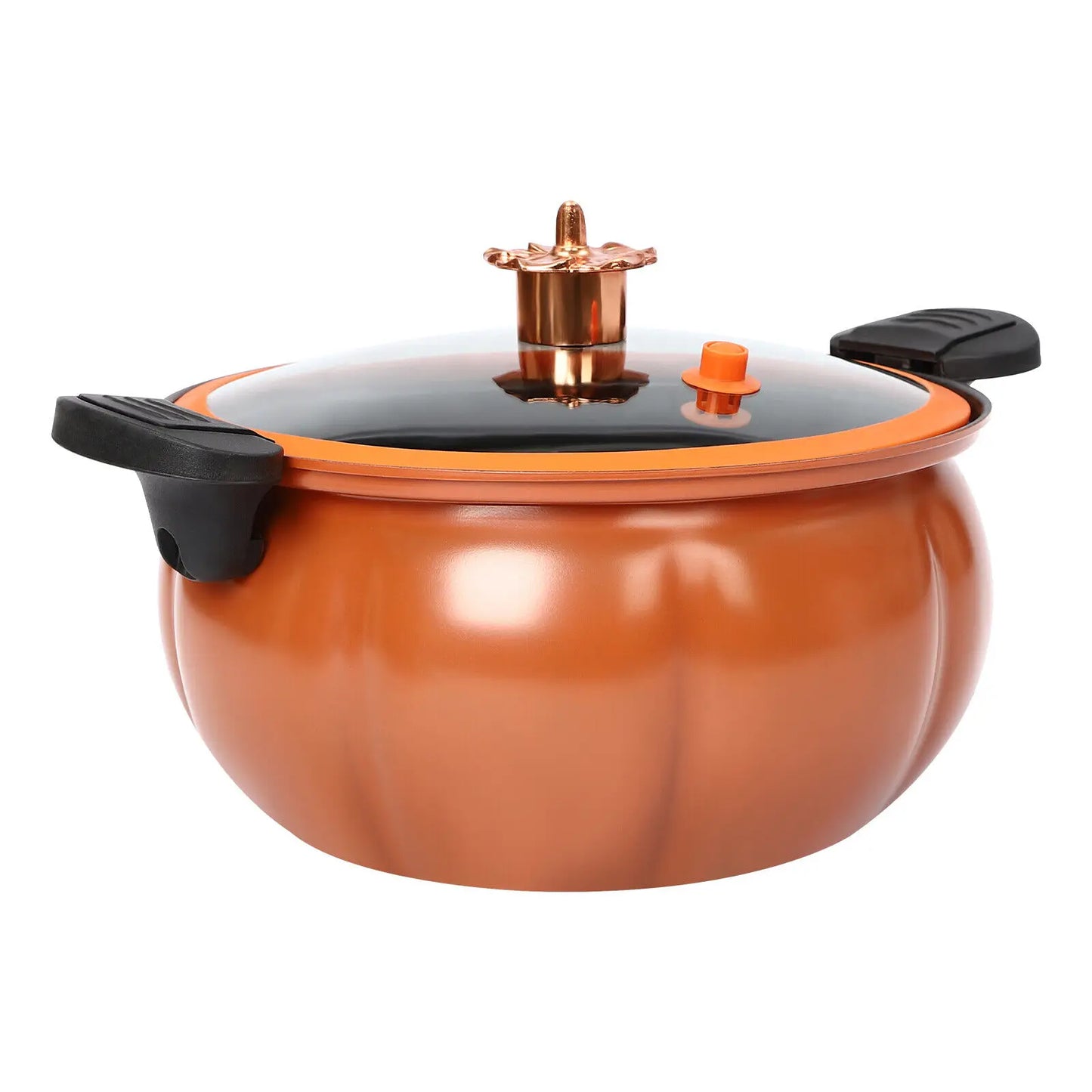 Pressure Cooker Pressure Cooking Pot Pumpkin Shaped Orange