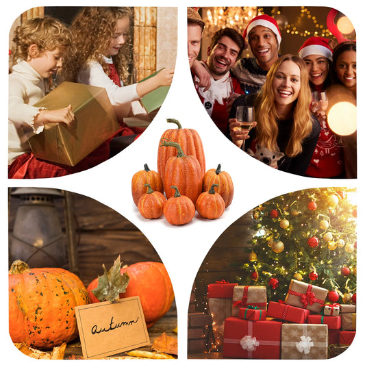 Realistic Artificial Pumpkin Halloween Decorations