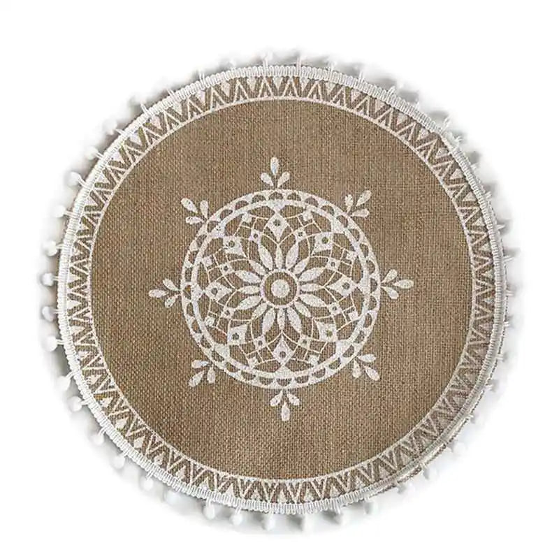 Placemats Boho Rustic Macrame