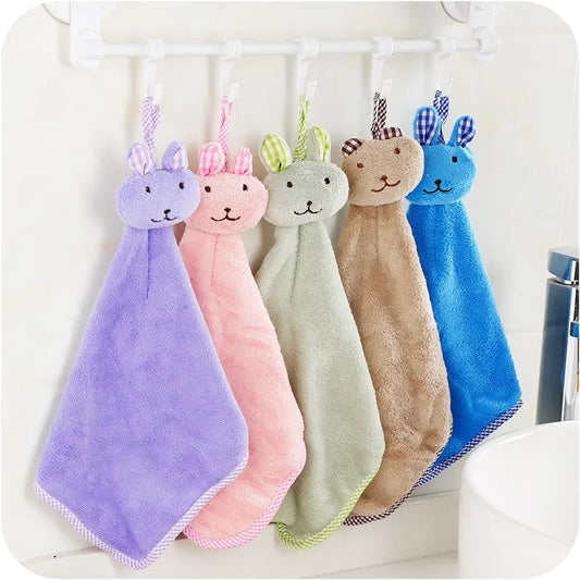 Hand Towel Cartoon Washcloths Kids
