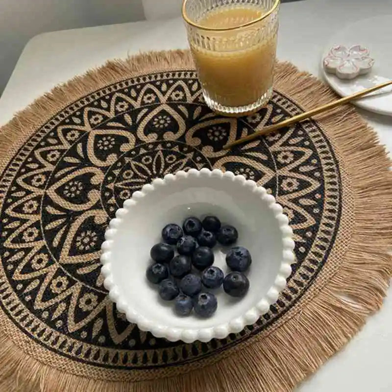 Placemats Boho Rustic Macrame