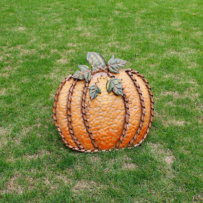 Metal Fall Pumpkin Decor