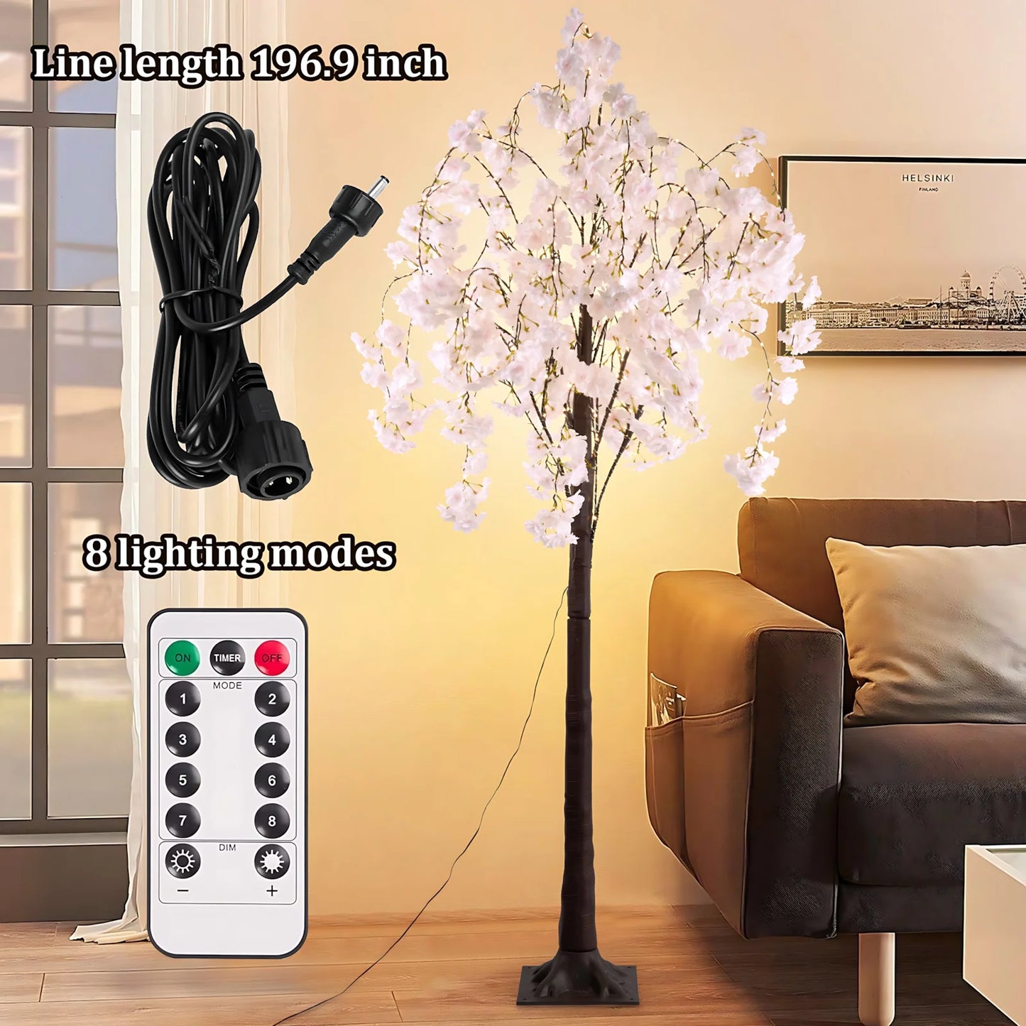 Cherry Blossom Tree Light for Inside Decoration