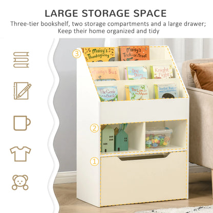 Kids Storage Bookcase Stand
