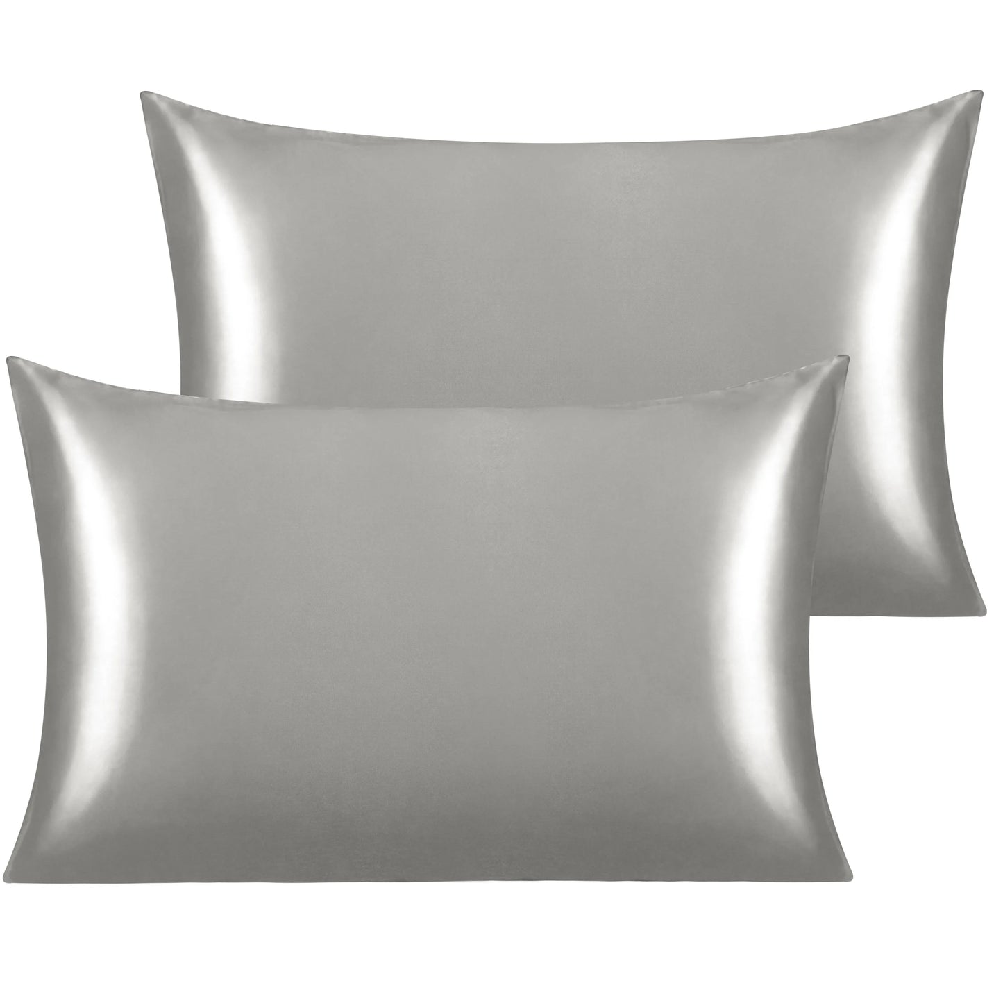 2 Pack Satin Pillowcases, Silky and Luxurious