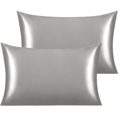 2 Pack Satin Pillowcases, Silky and Luxurious
