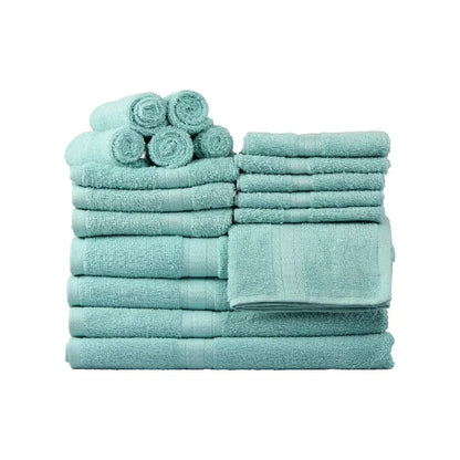18-Piece 100% Cotton Towel Set Soft and Super Absorbent