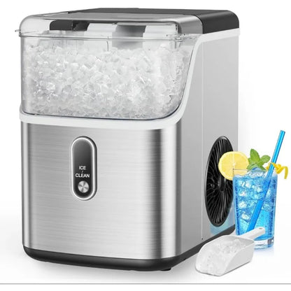Chewable Pellet Countertop Ice Machine for Home/Office
