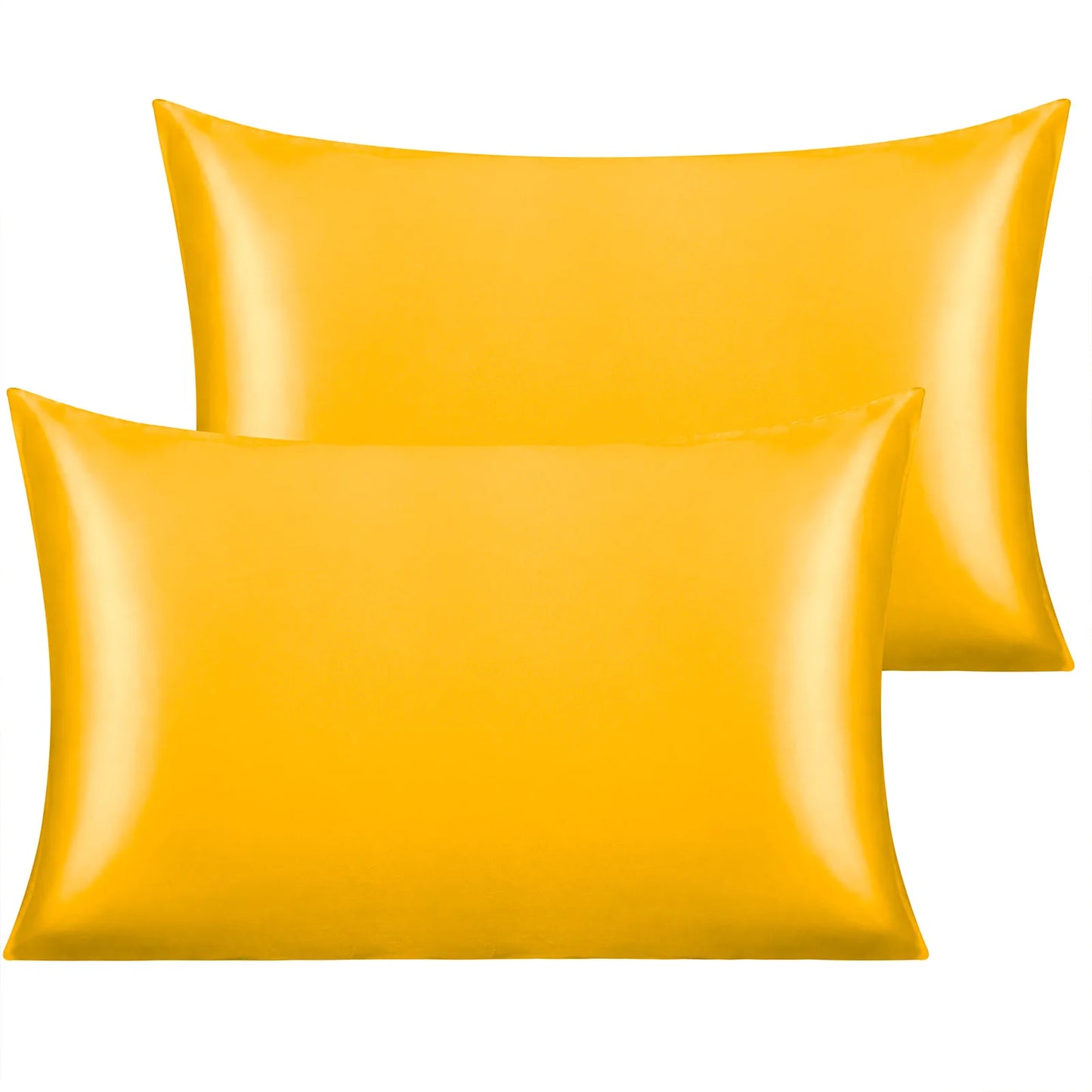 2 Pack Satin Pillowcases, Silky and Luxurious