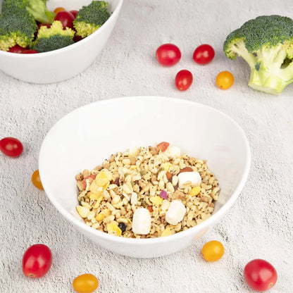 Deep Ceramic Serving Bowls for Salads, Cereal, Soup