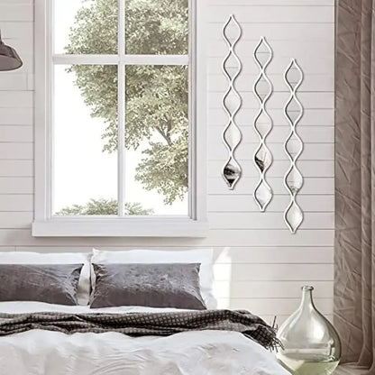 Teardrop Mirror Wall Decor 3 Pieces