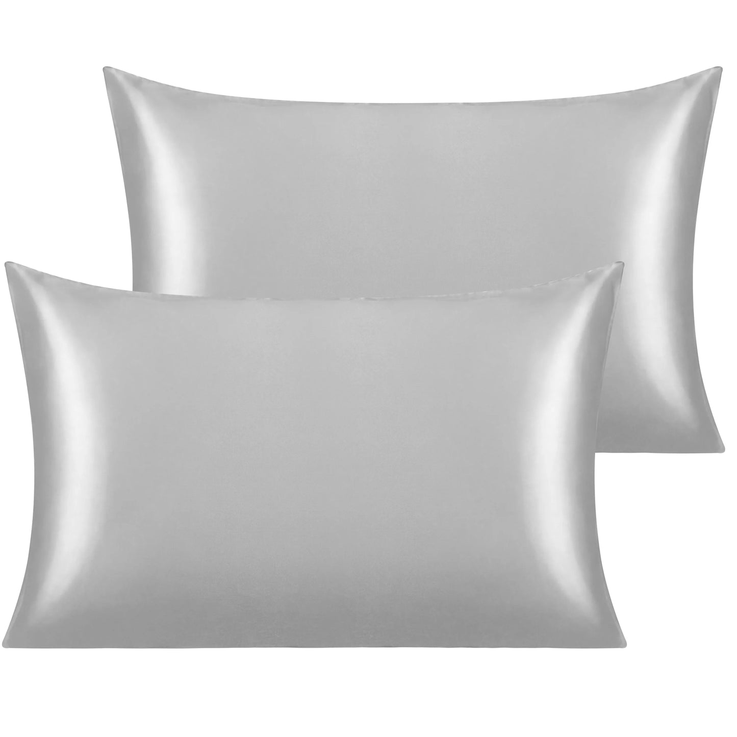 2 Pack Satin Pillowcases, Silky and Luxurious