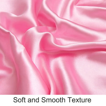 2 Pack Satin Pillowcases, Silky and Luxurious