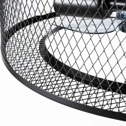 Caged Light Ceiling Fan 3 Speed Remote for Cooling