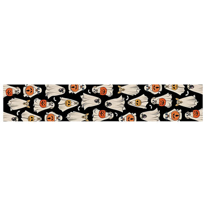 Halloween Spooky Ghost Dog Table Runner
