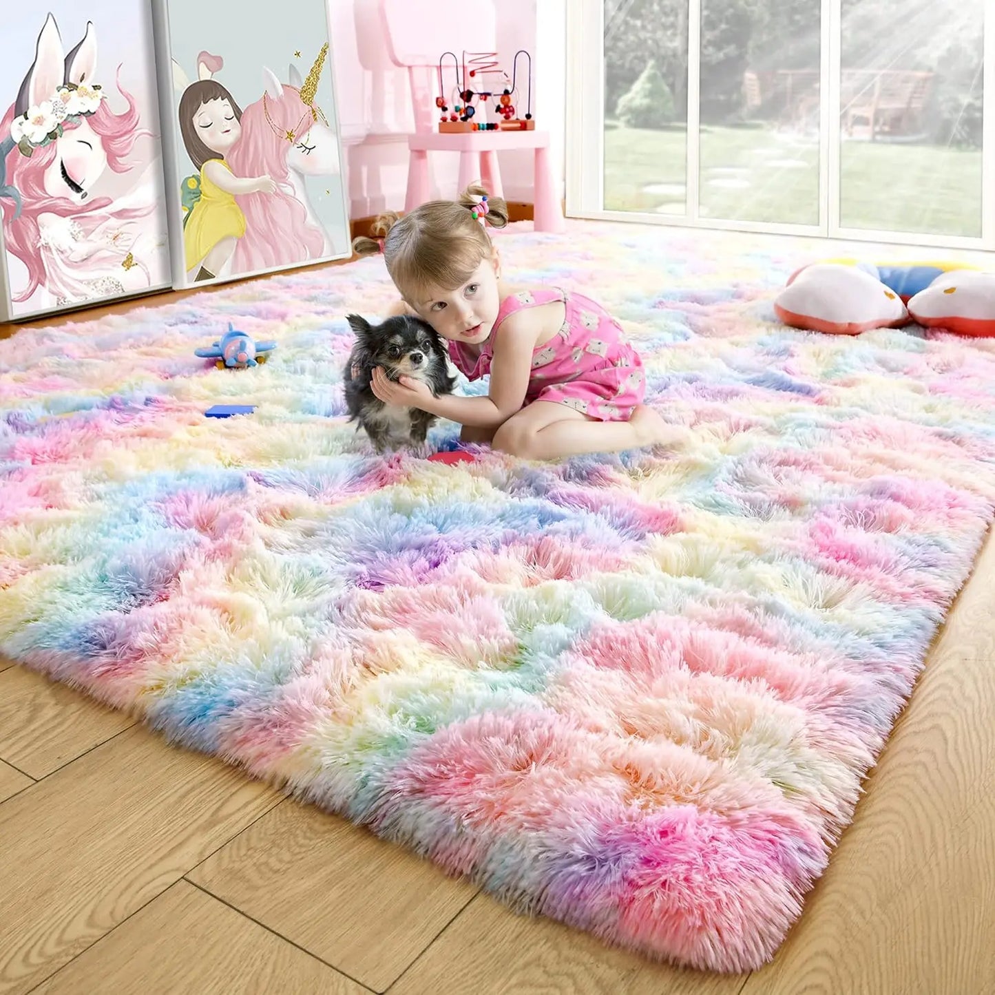 Fluffy Area Rugs for Living Room, Bedroom, Kids Room