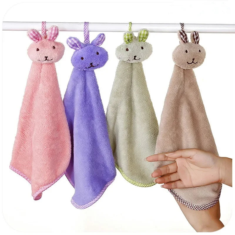 Hand Towel Cartoon Washcloths Kids