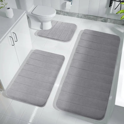Super Absorbent Memory Foam Carpet Non-slip Bathroom Rug