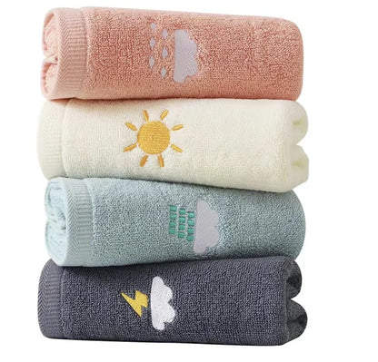 Bathroom Hand Towels Soft and Absorbent, Set of 4