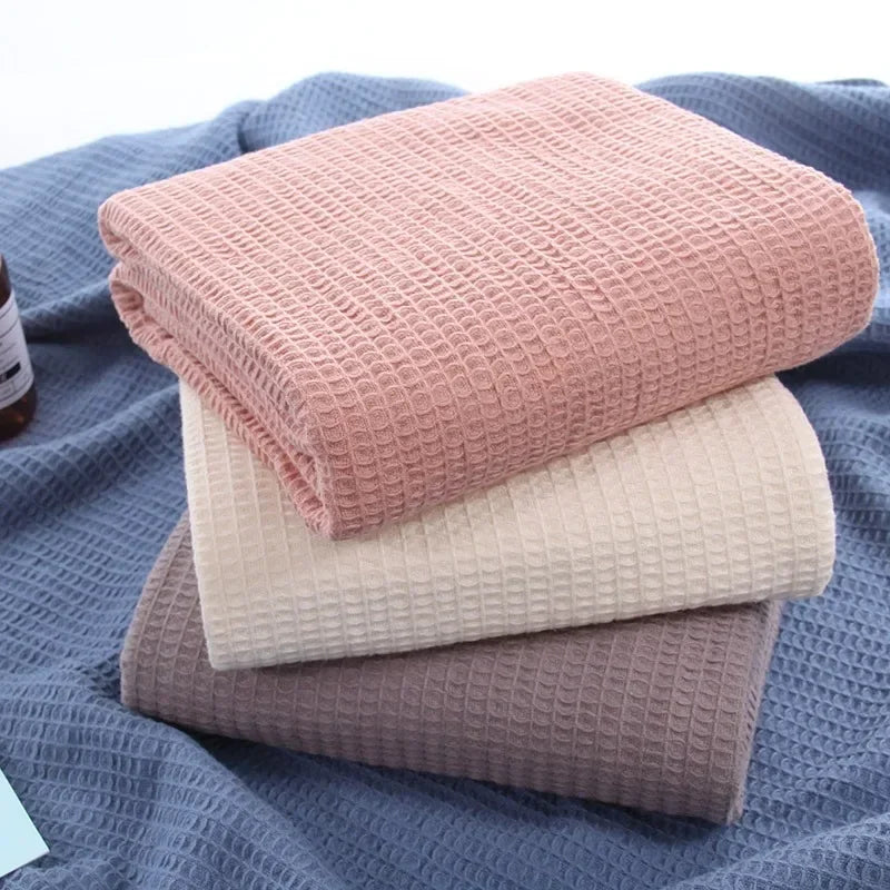 Pure Cotton Beehive Lightweight Soft Blanket