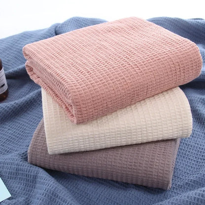 Pure Cotton Beehive Lightweight Soft Blanket