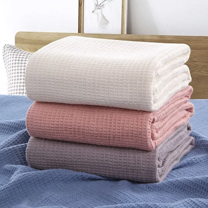 Pure Cotton Beehive Lightweight Soft Blanket