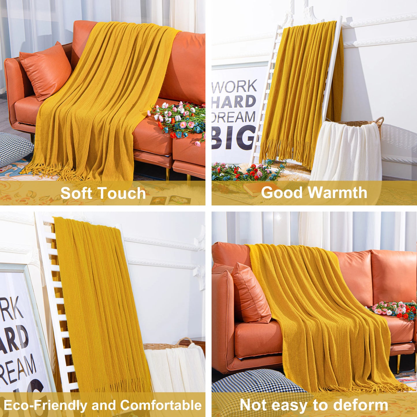Lightweight and Cozy Woven Blanket