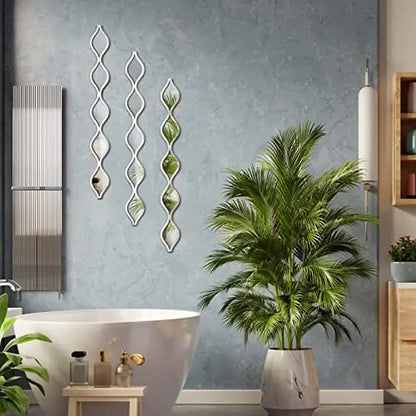 Teardrop Mirror Wall Decor 3 Pieces