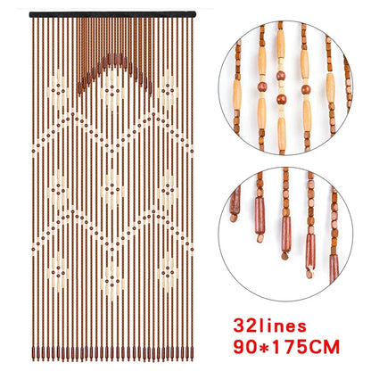 Wooden Bead Curtain