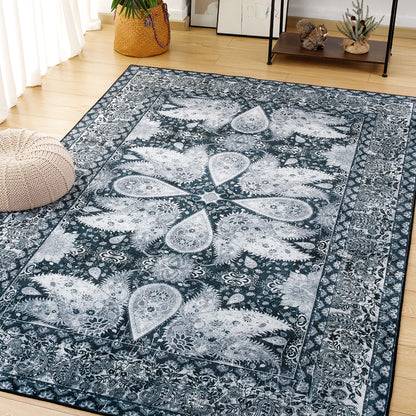Soft Floral Accent Area Rug