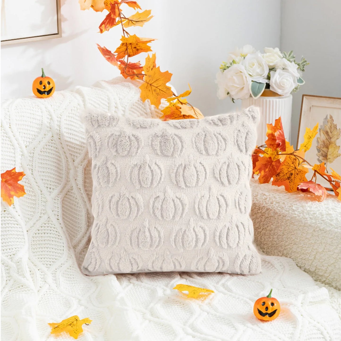 Pumpkin Fall Pillow Covers