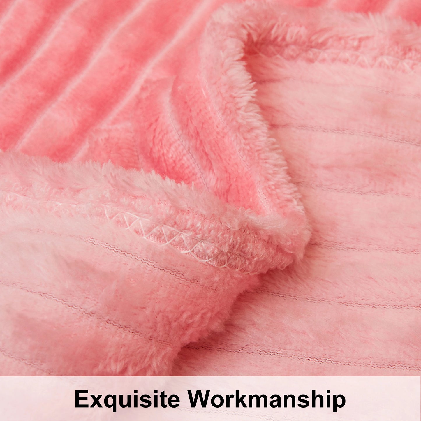 Plush Fleece Blanket, Soft Lightweight