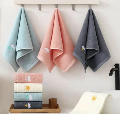 Bathroom Hand Towels Soft and Absorbent, Set of 4