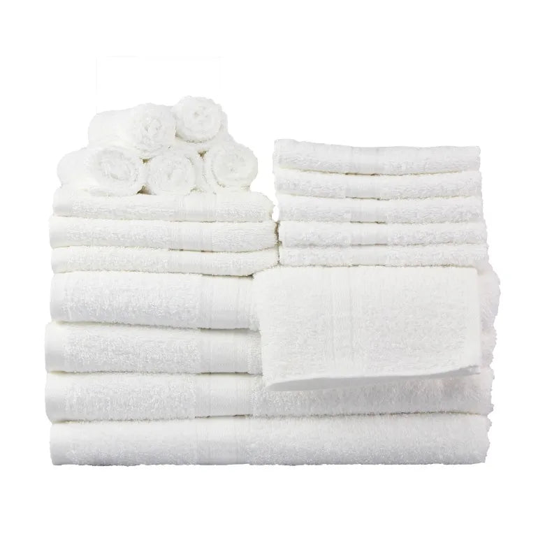18-Piece 100% Cotton Towel Set Soft and Super Absorbent