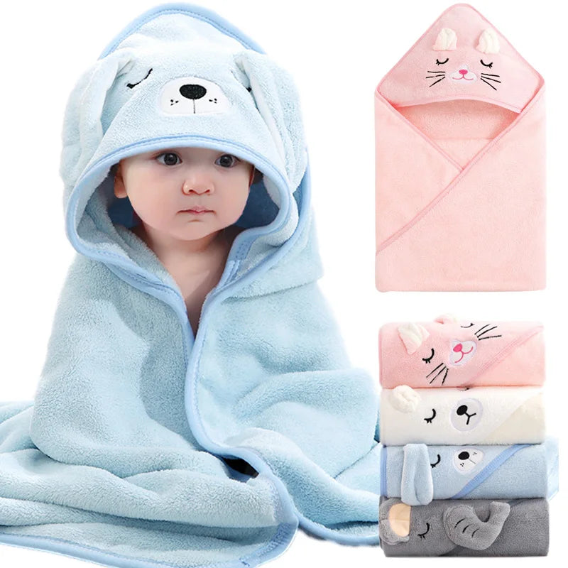 Baby Bath Hooded Towel