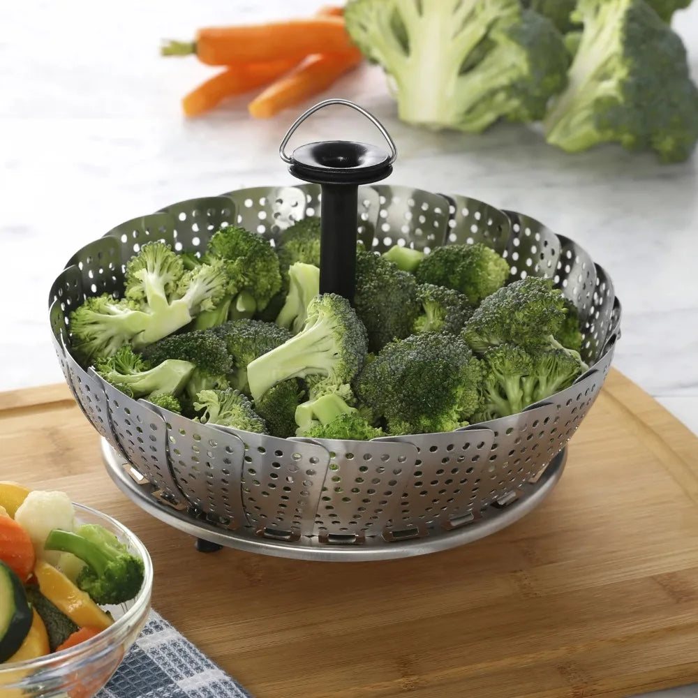 11" Stainless Steel Foldable Steamer