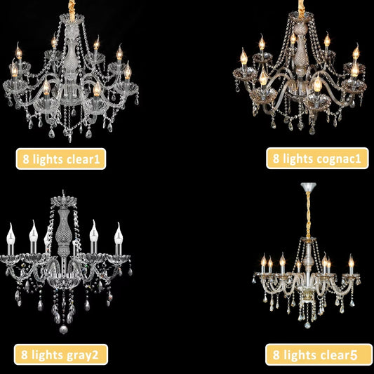 8 Arms Luxury Crystal Chandelier