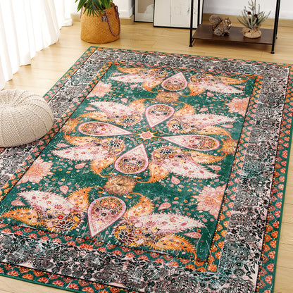 Soft Floral Accent Area Rug