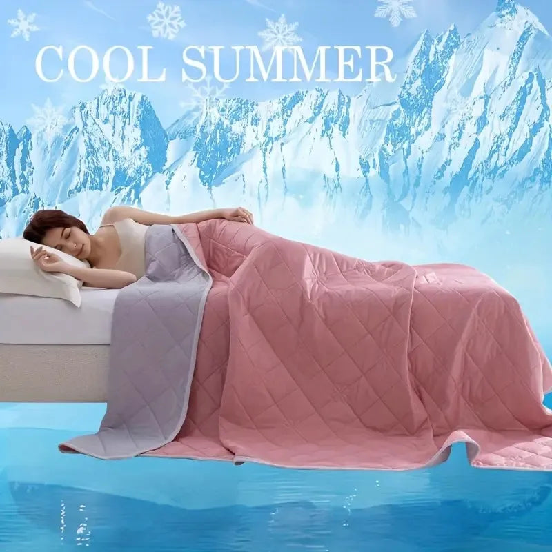 Large Cooling Blanket for Hot Sleepers, Soft & Lightweight
