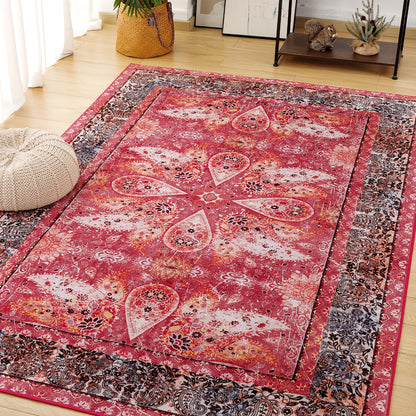 Soft Floral Accent Area Rug