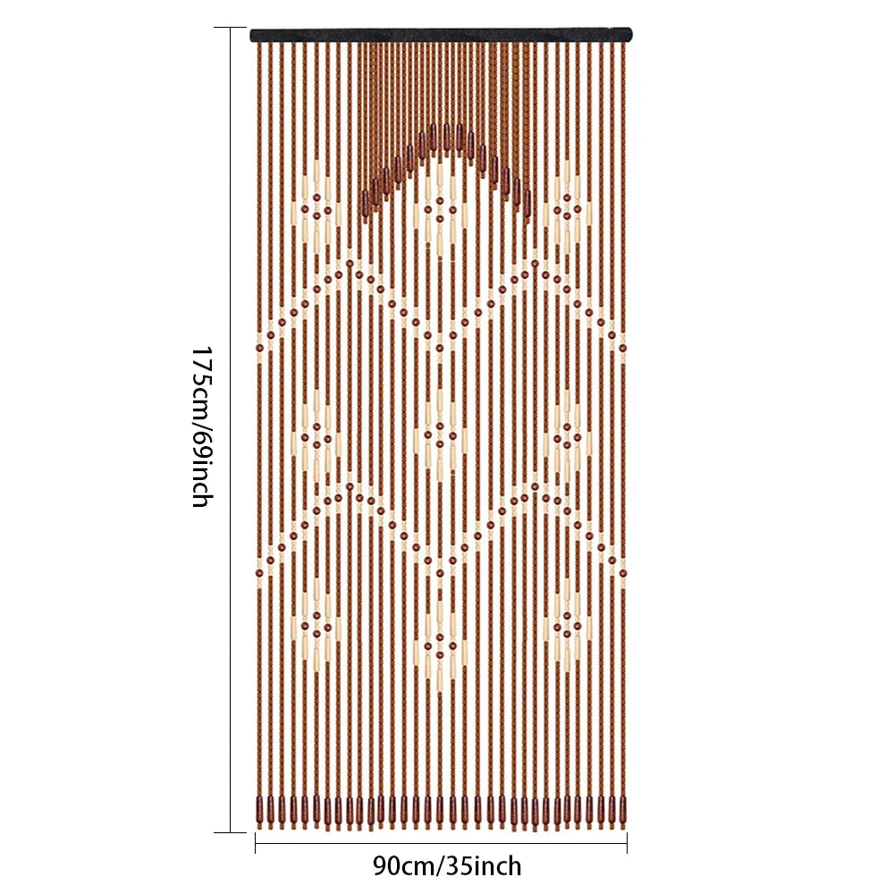 Wooden Bead Curtain