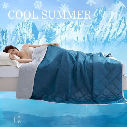 Large Cooling Blanket for Hot Sleepers, Soft & Lightweight