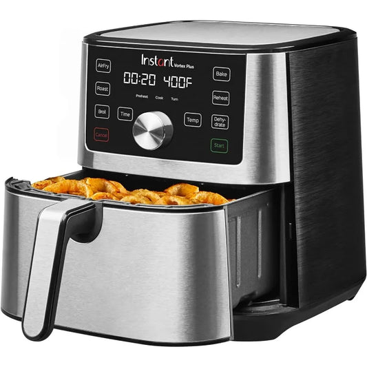 6QT Air Fryer, Broils, Dehydrates, Roasts, Reheats, Bakes