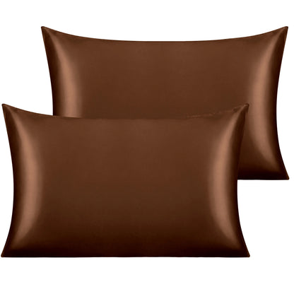 2 Pack Satin Pillowcases, Silky and Luxurious