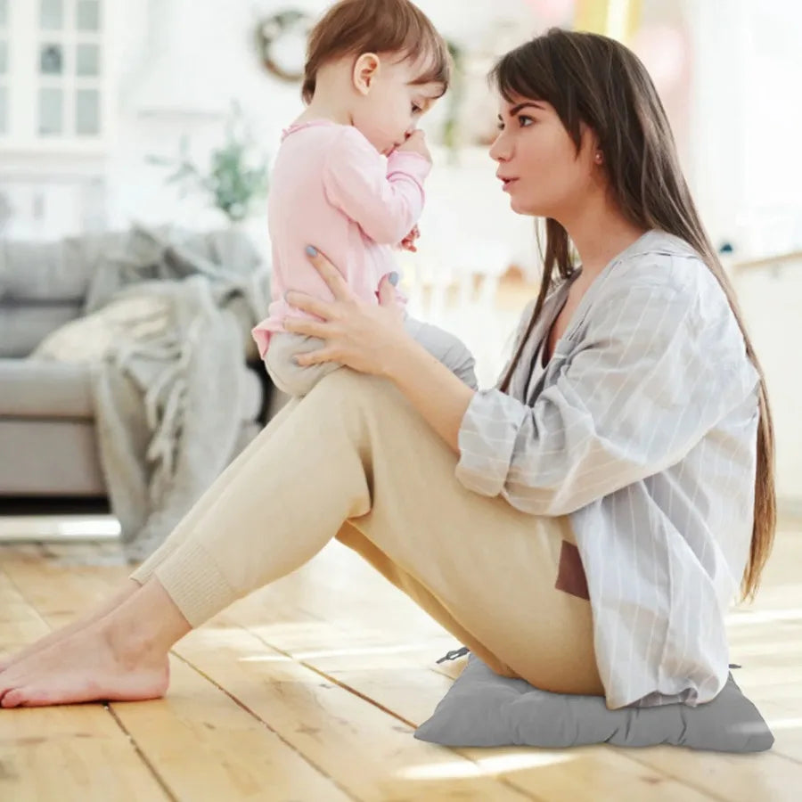 4Pcs Chair Cushion Pads Pillow Soft Tie On