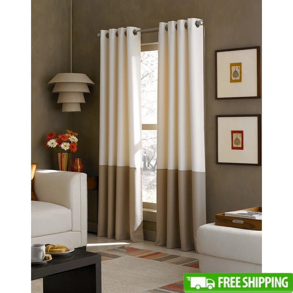 Lined Grommet Curtain Panel