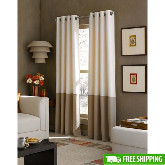 Lined Grommet Curtain Panel