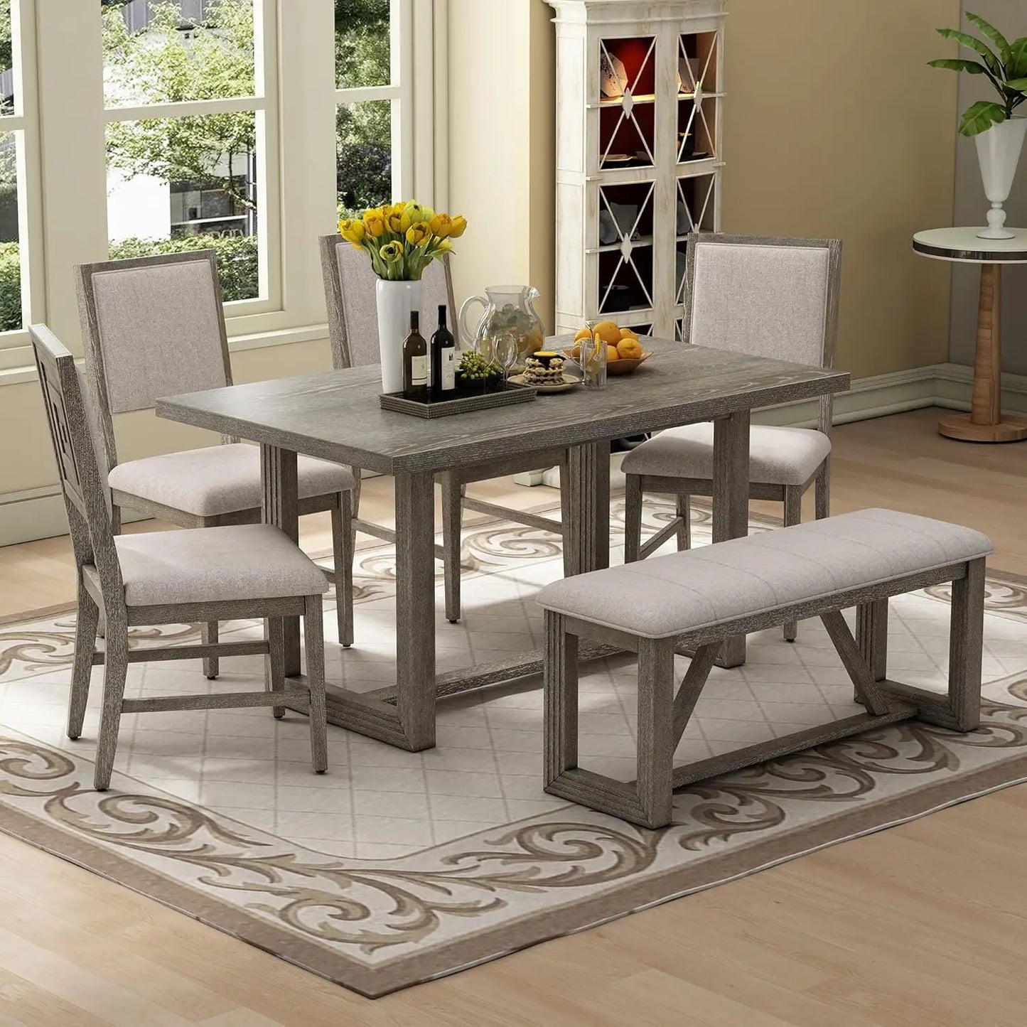 6-Piece Retro Dining Set